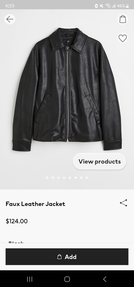 H&M Men's Leather Jacket - photo 2