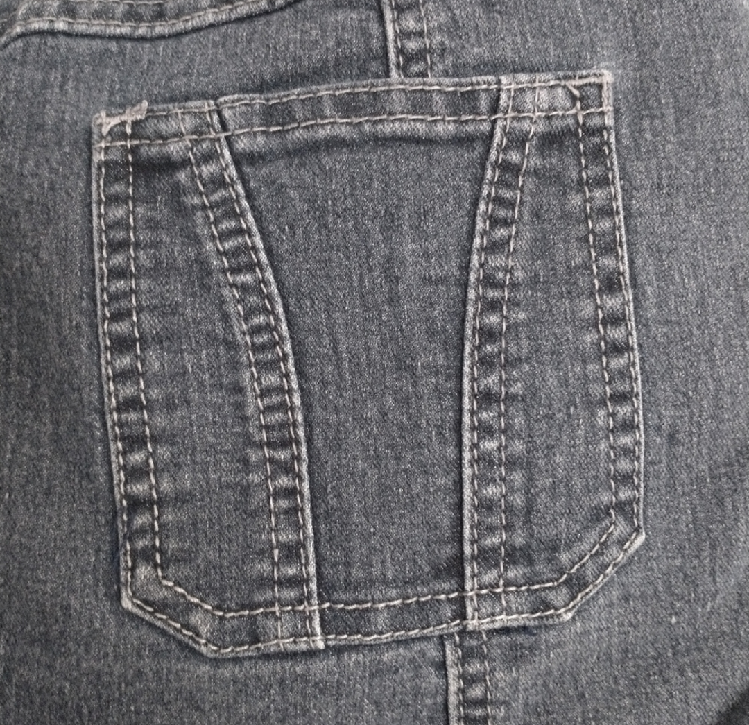 Jean Skirt Knee-length Five Pockets Size 10 🥕 image indicator(4)