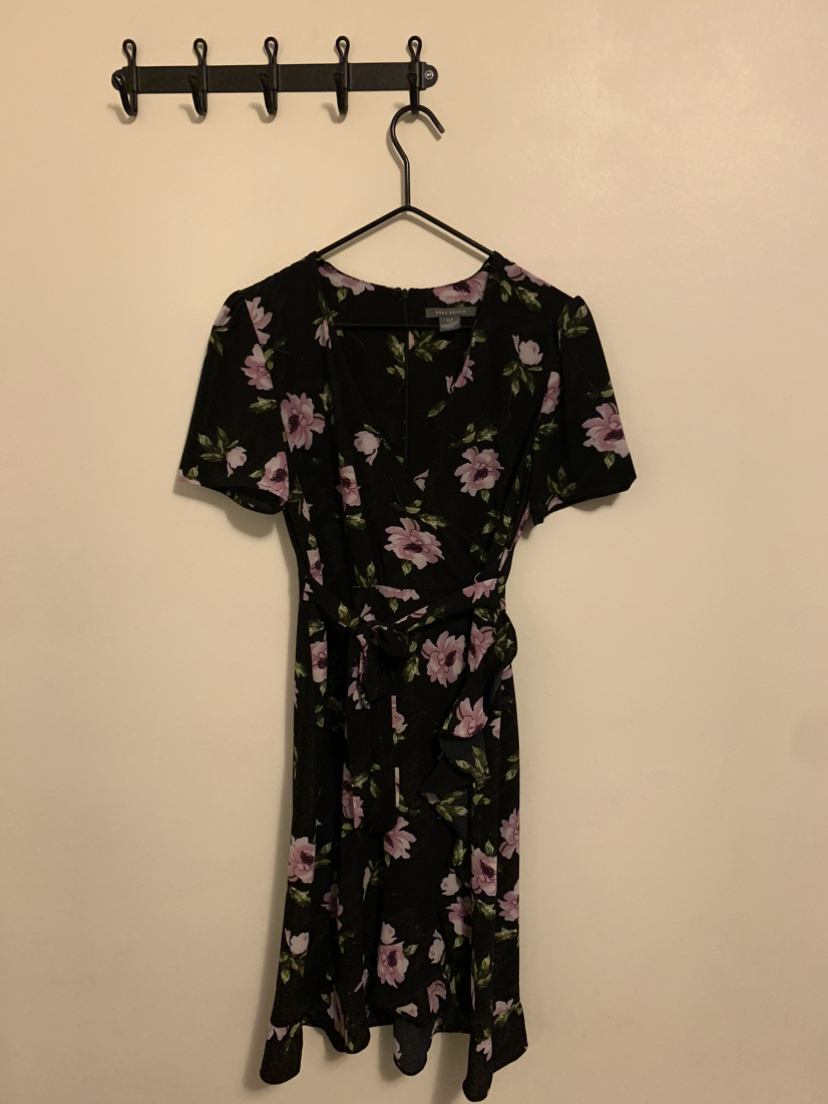 Cute floral dress with ruffles