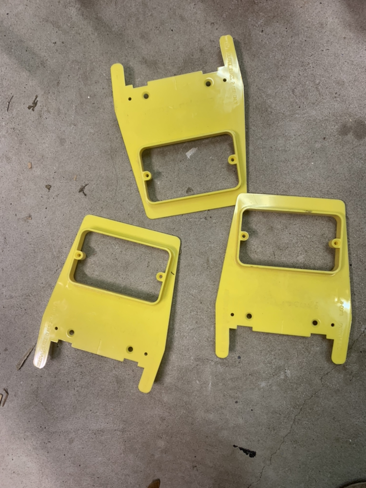 Electrical plastic trim