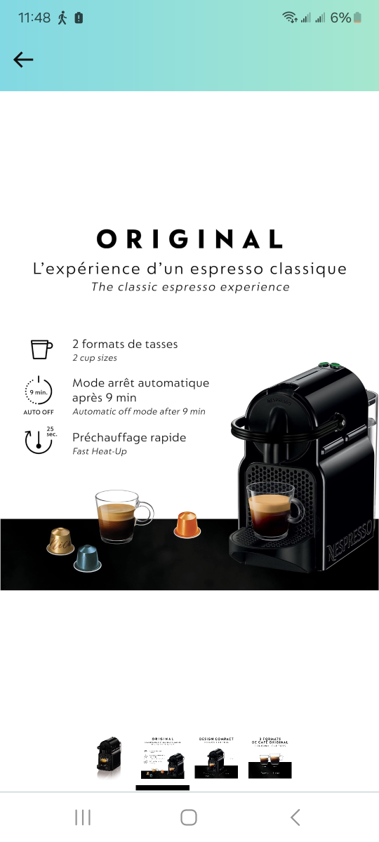 $300 Nespresso Machine + $150 Lot of 75 Pods + $30 Pod Holder image indicator(2)