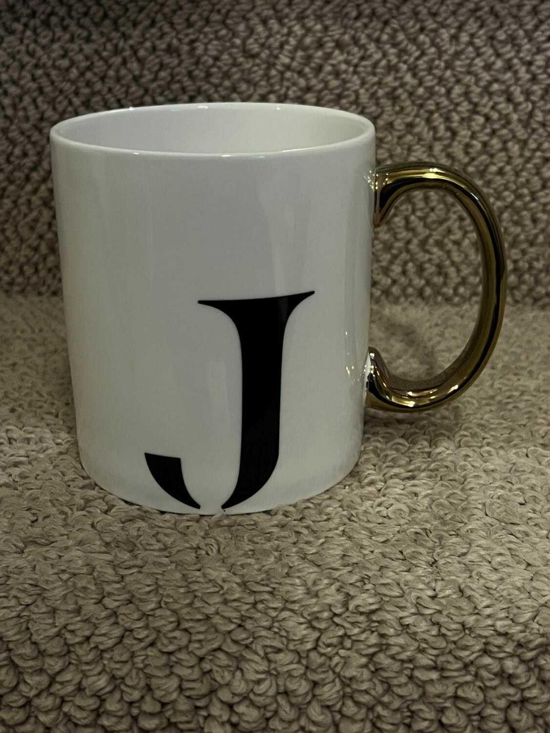 “J” coffee mug- NEW thumbnail