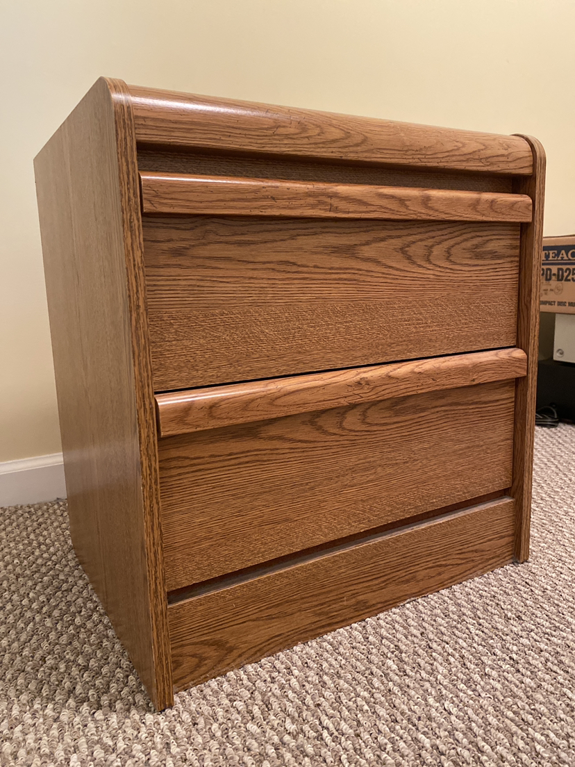 Real wood side table # free cycle image indicator(2)