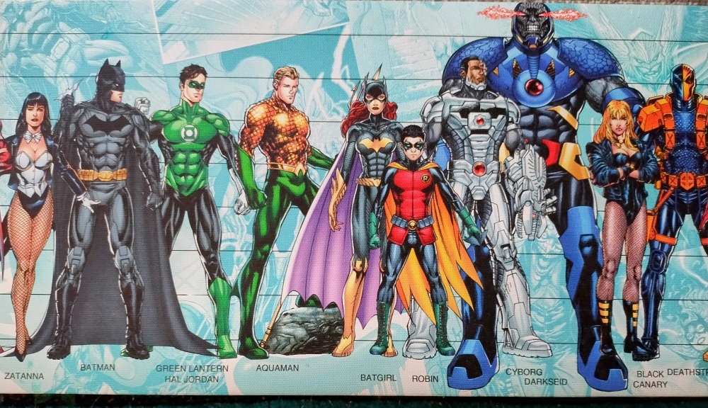 DC Comicwalls Justice League Panoramic Canvas Art 51" x 8" - photo 4