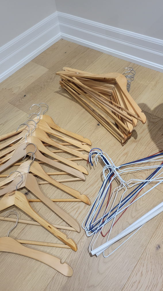 Wood Hangers - 19 units