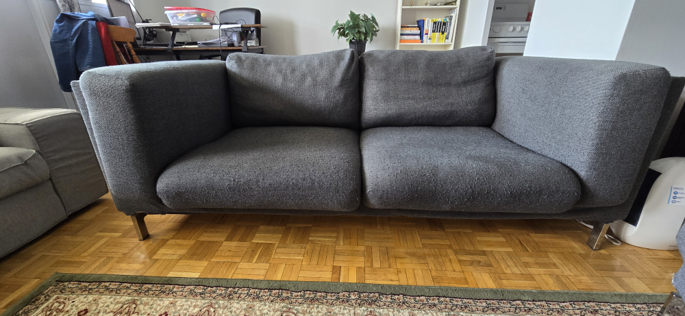 IKEA Sofa and Ottoman - photo 3