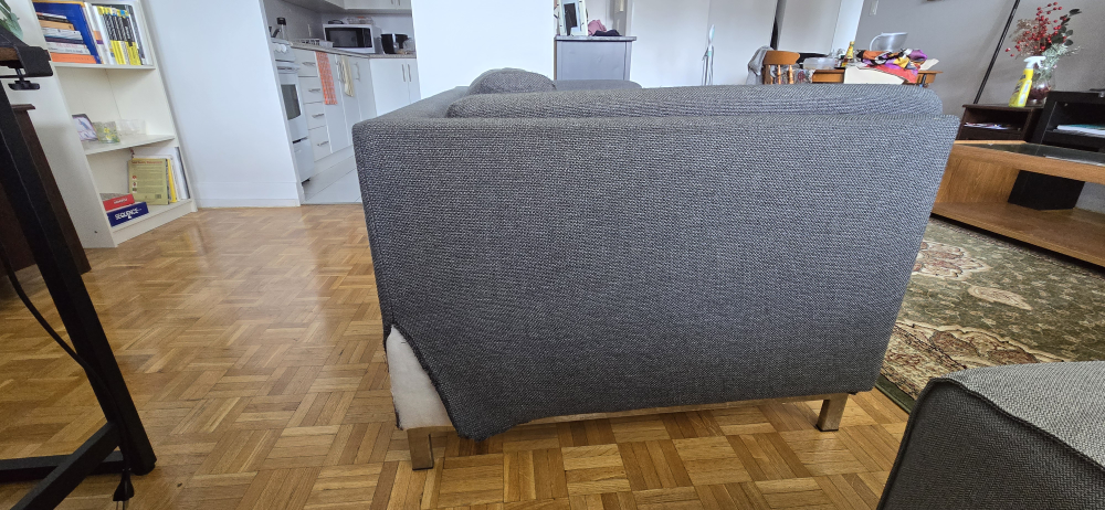 IKEA Sofa and Ottoman - photo 4
