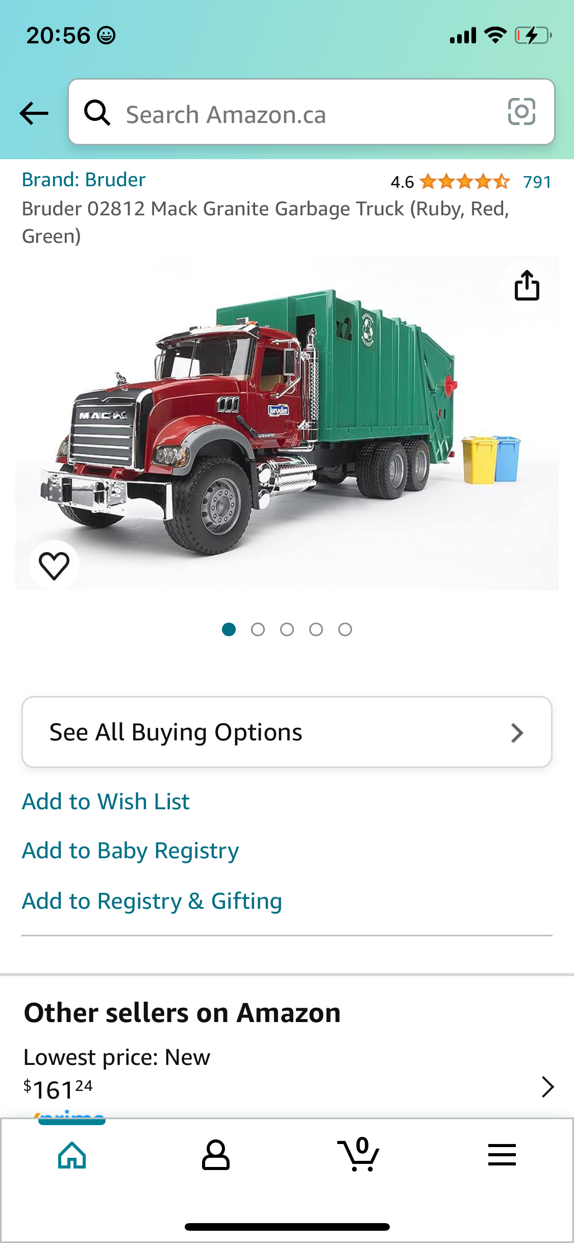 Mack Granite Garbage Truck (Ruby, Red, Green) image indicator(3)