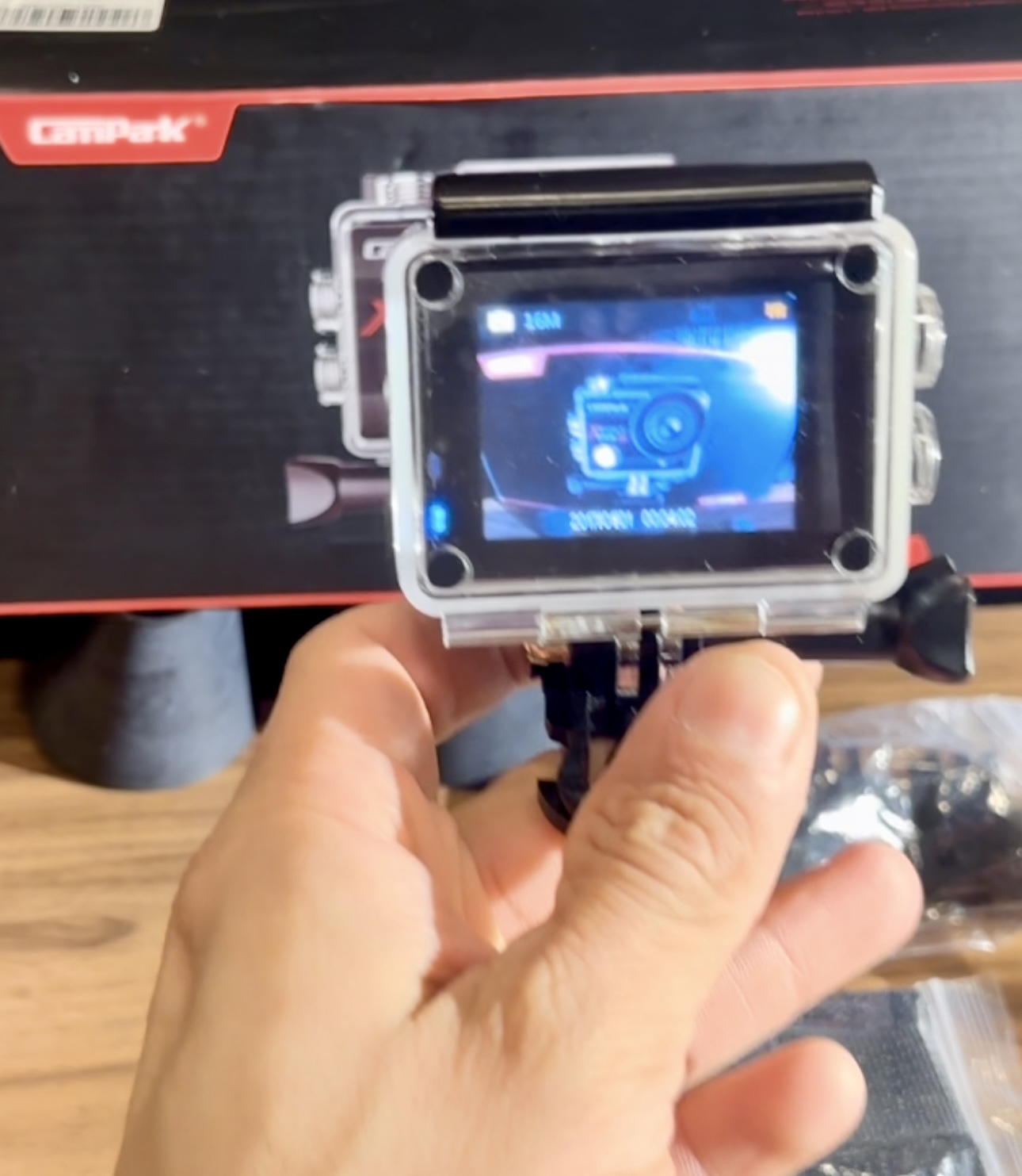 Campark ACT74 4K 16MP Action WiFi  ELS 131 Feet image indicator(3)