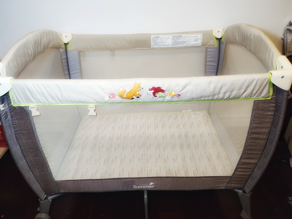 Baby playpen and bassinet + Mattress included image indicator(6)