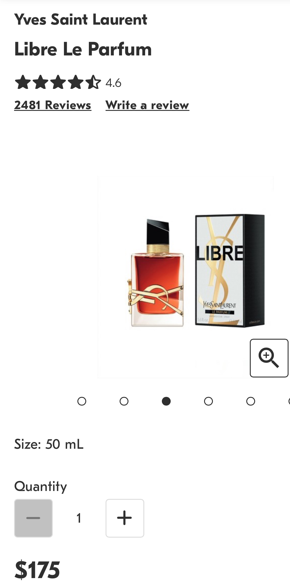 YSL Libre Eau de Perfum 50ml