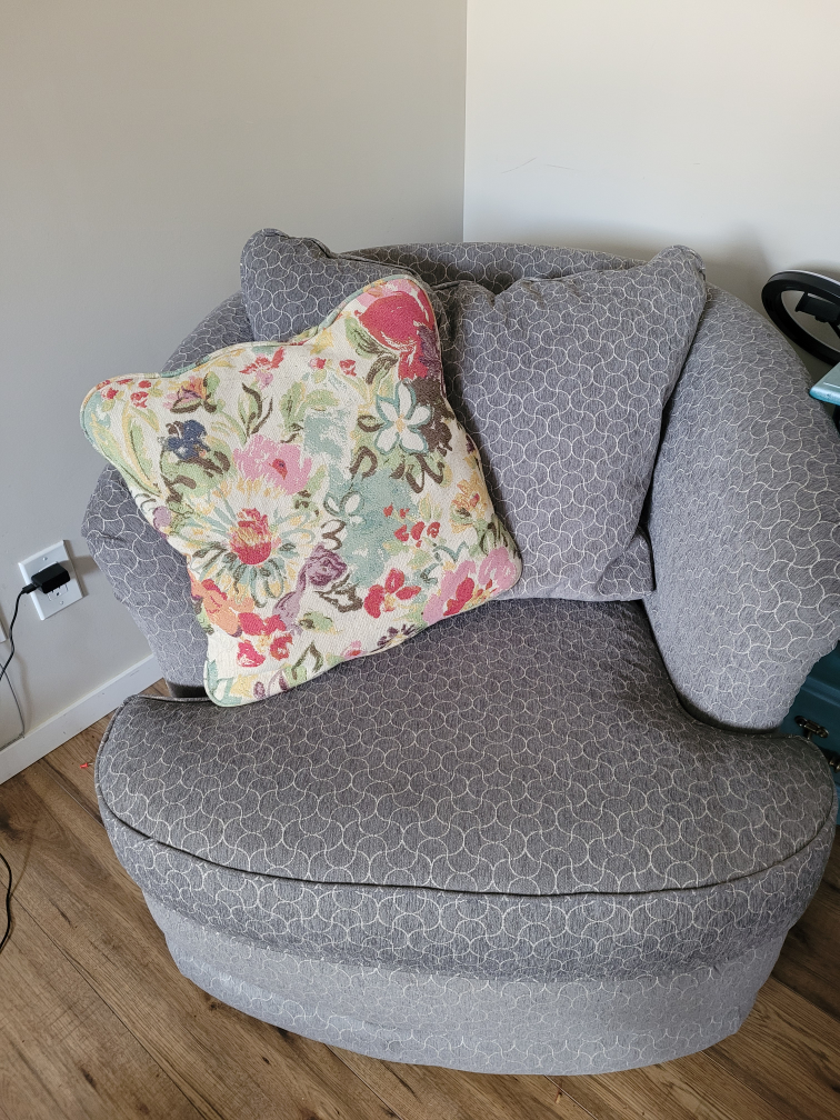 #FreeCycle 🥕  La-Z-Boy Round Accent Chair