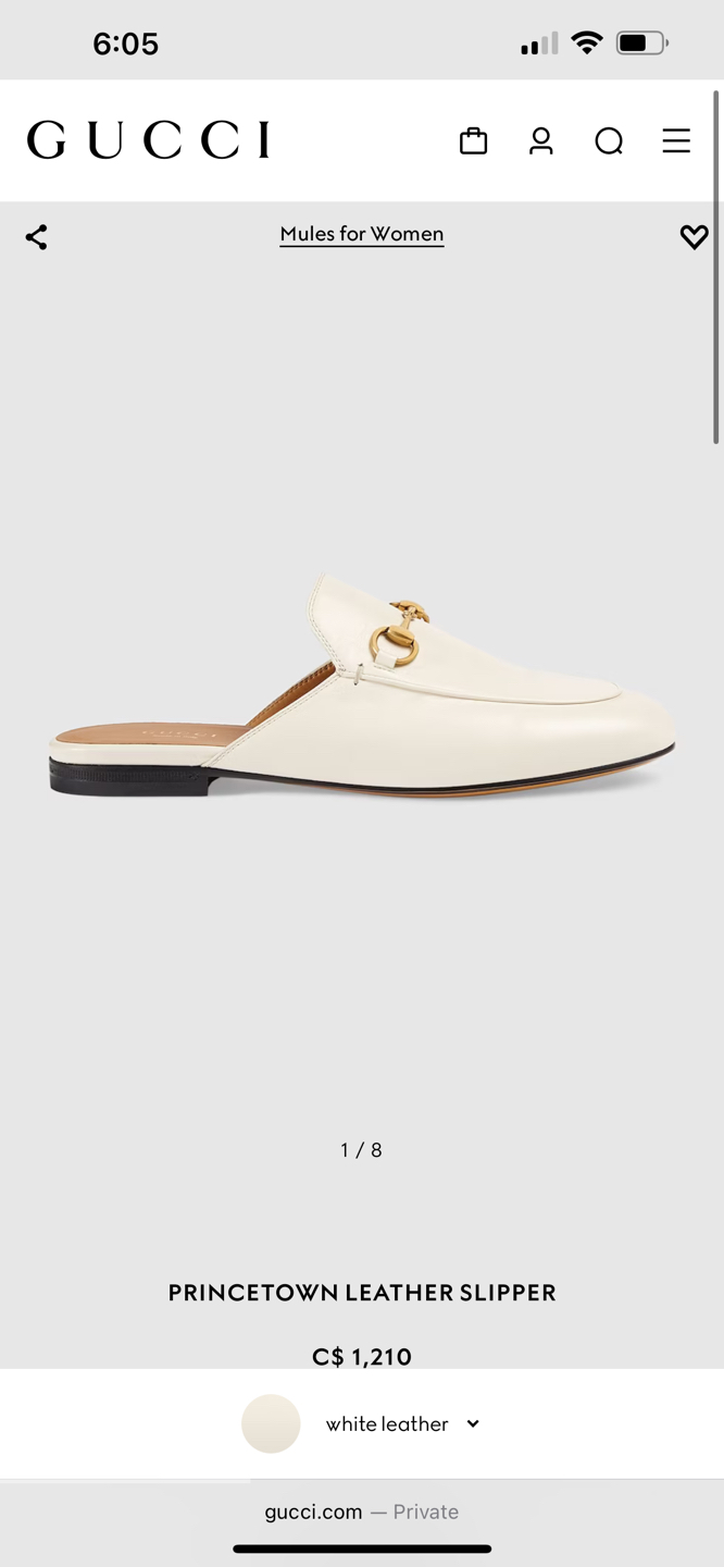 Authentic Gucci Princetown slides image indicator(4)