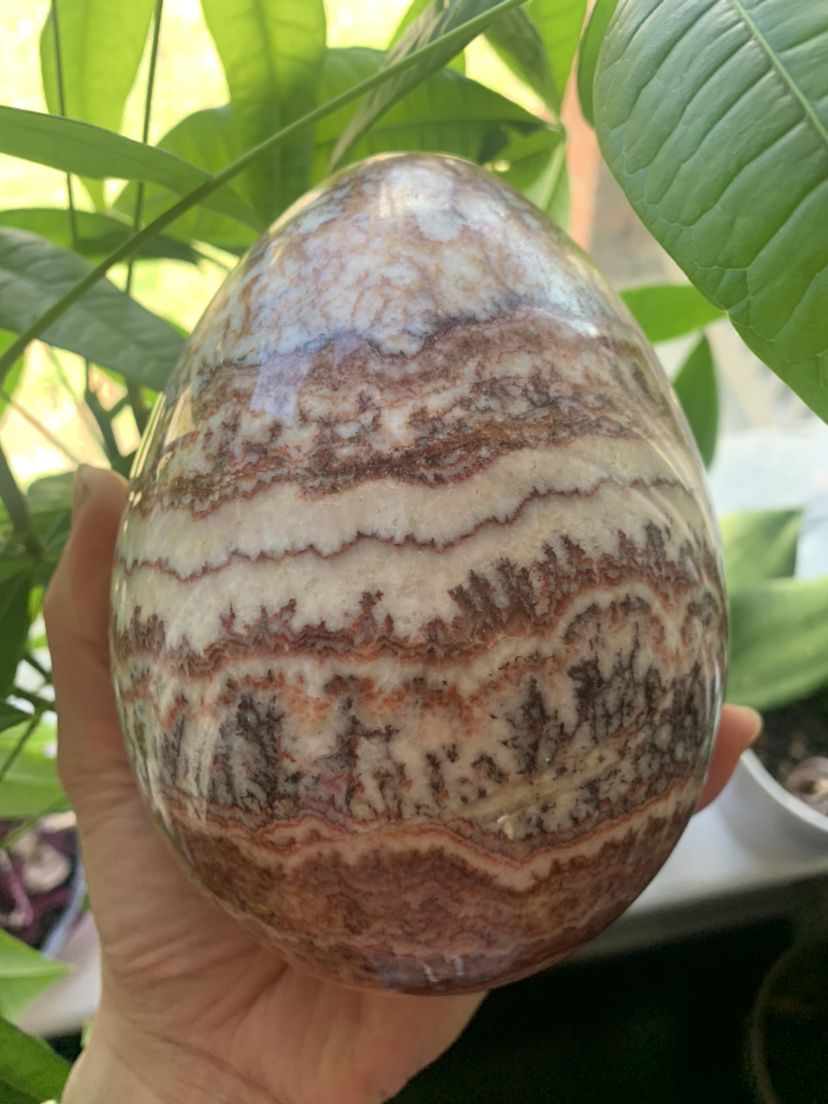 Large calcite egg