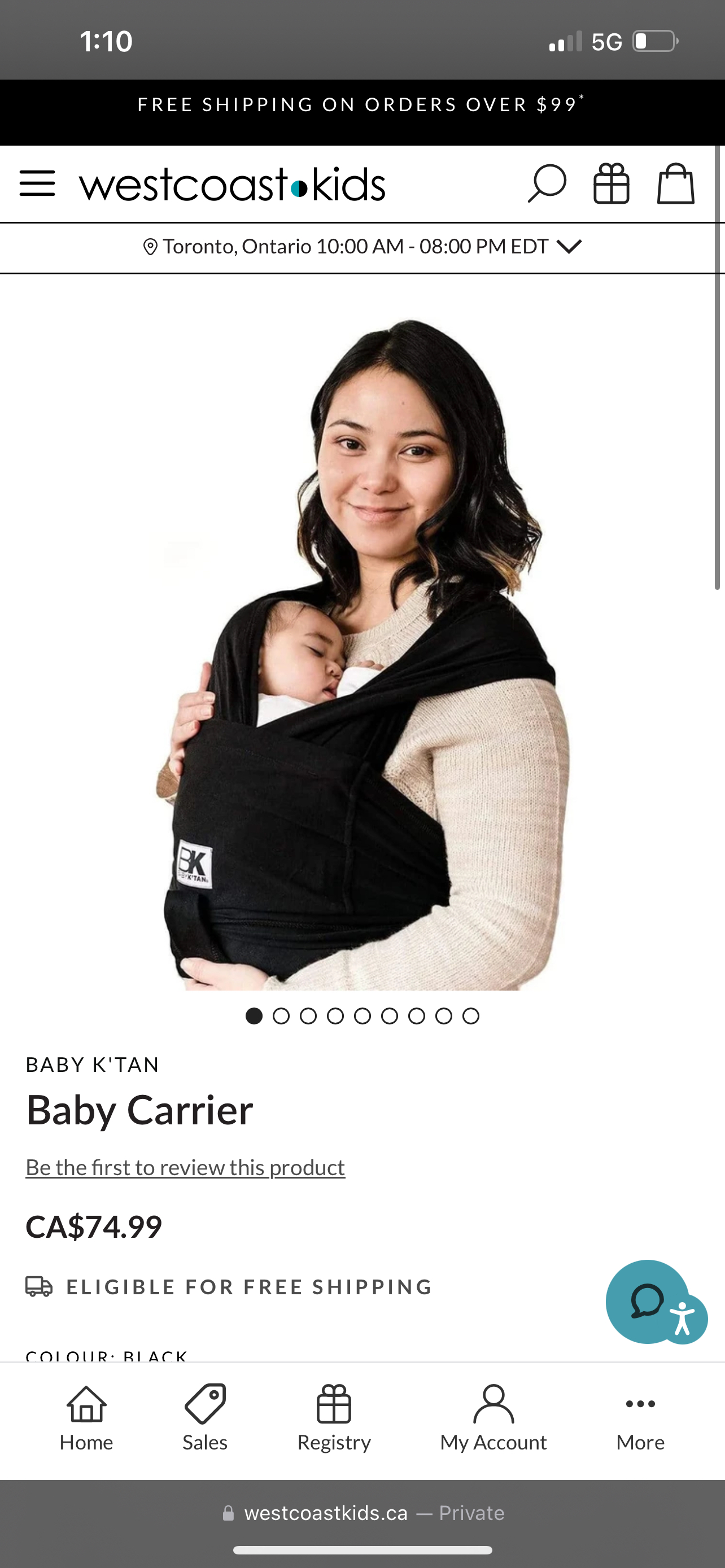 Baby K’tan Carrier thumbnail