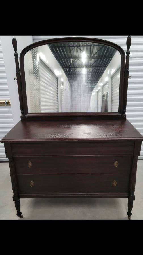 Vintage Antique Mahogany Dresser