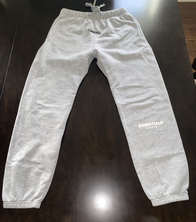 Light Grey Essentials Sweatpants - photo 2