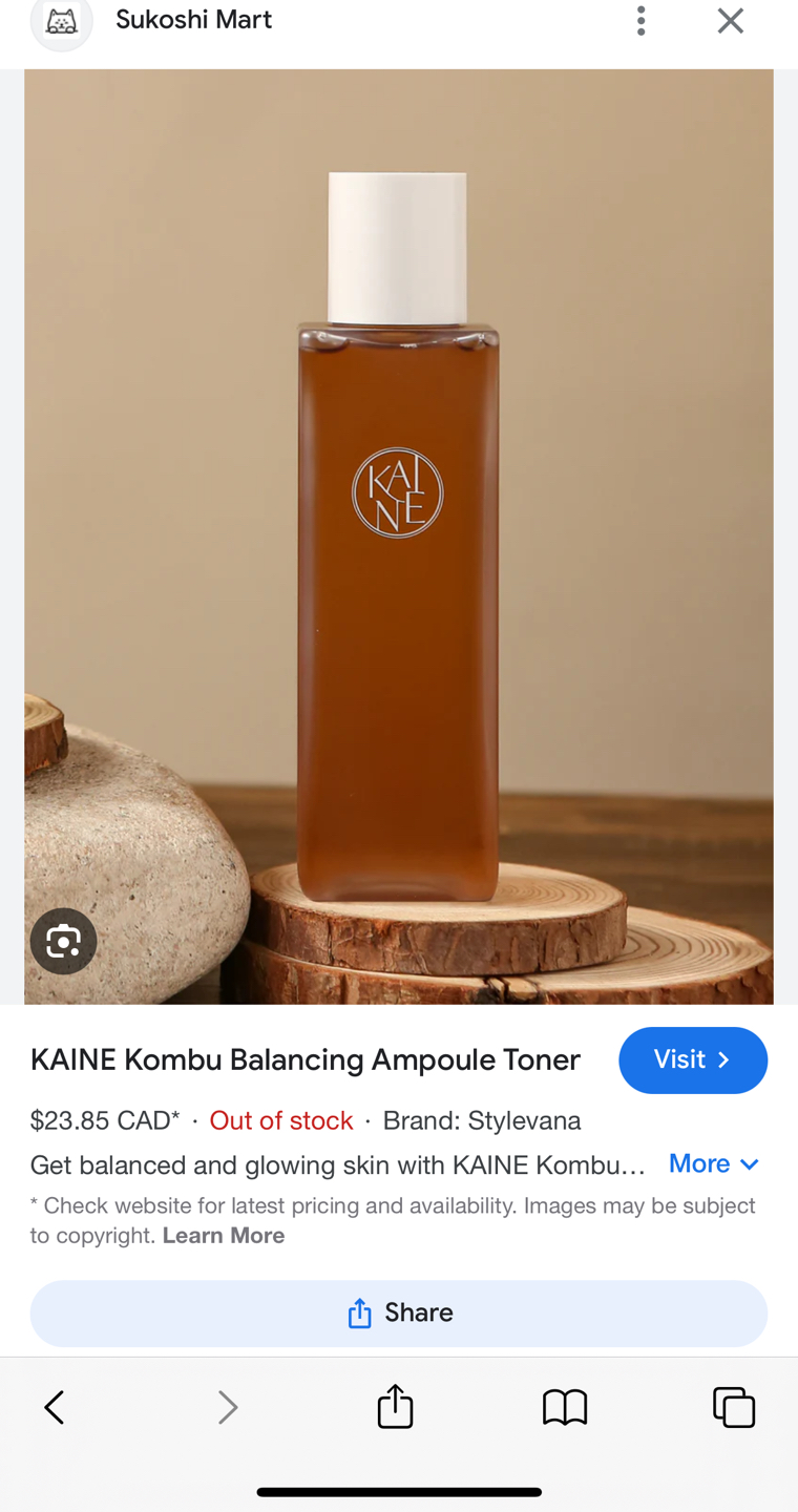 Kaine Cleanser/Toner/Serum/Lip Balm/Sunscreen Korean Skincare image indicator(3)