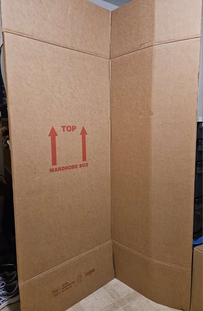 FREE Wardrobe Box ( moving box)