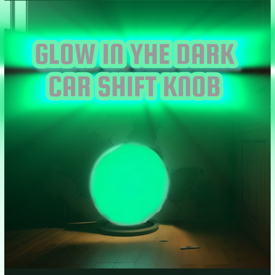 Glow In The Dark Gear Shift Knob - Emerald Green
