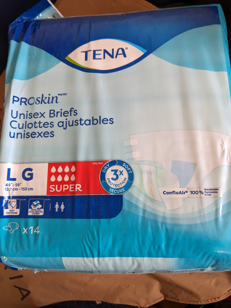 Tena Super Absorbent Unisex Briefs large thumbnail