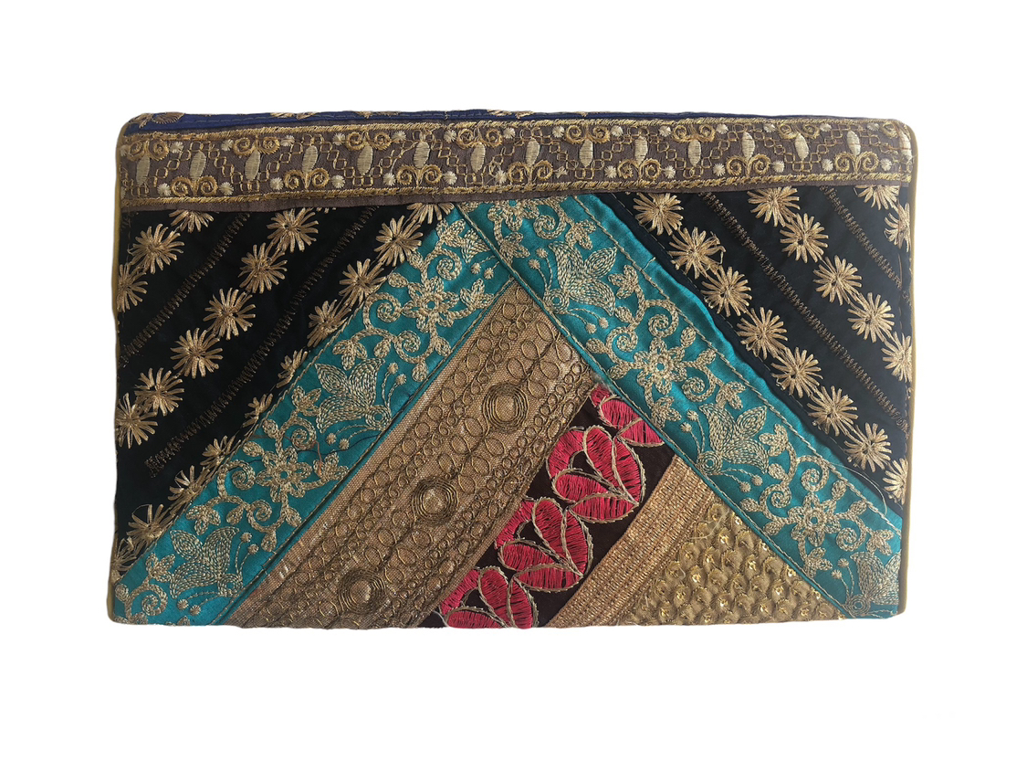 Ethnic embroided banjara clutch bag image indicator(4)