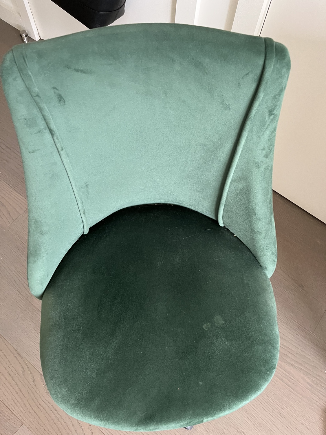 Dark Green Wheeled Desk Chair - photo 3