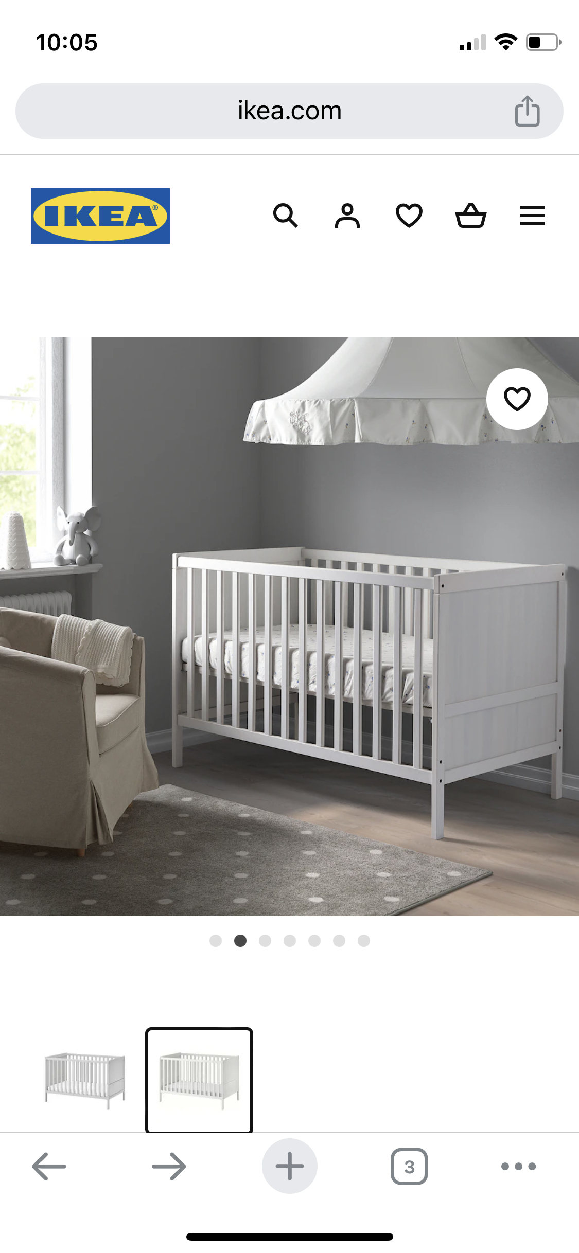 Ikea crib - photo 5