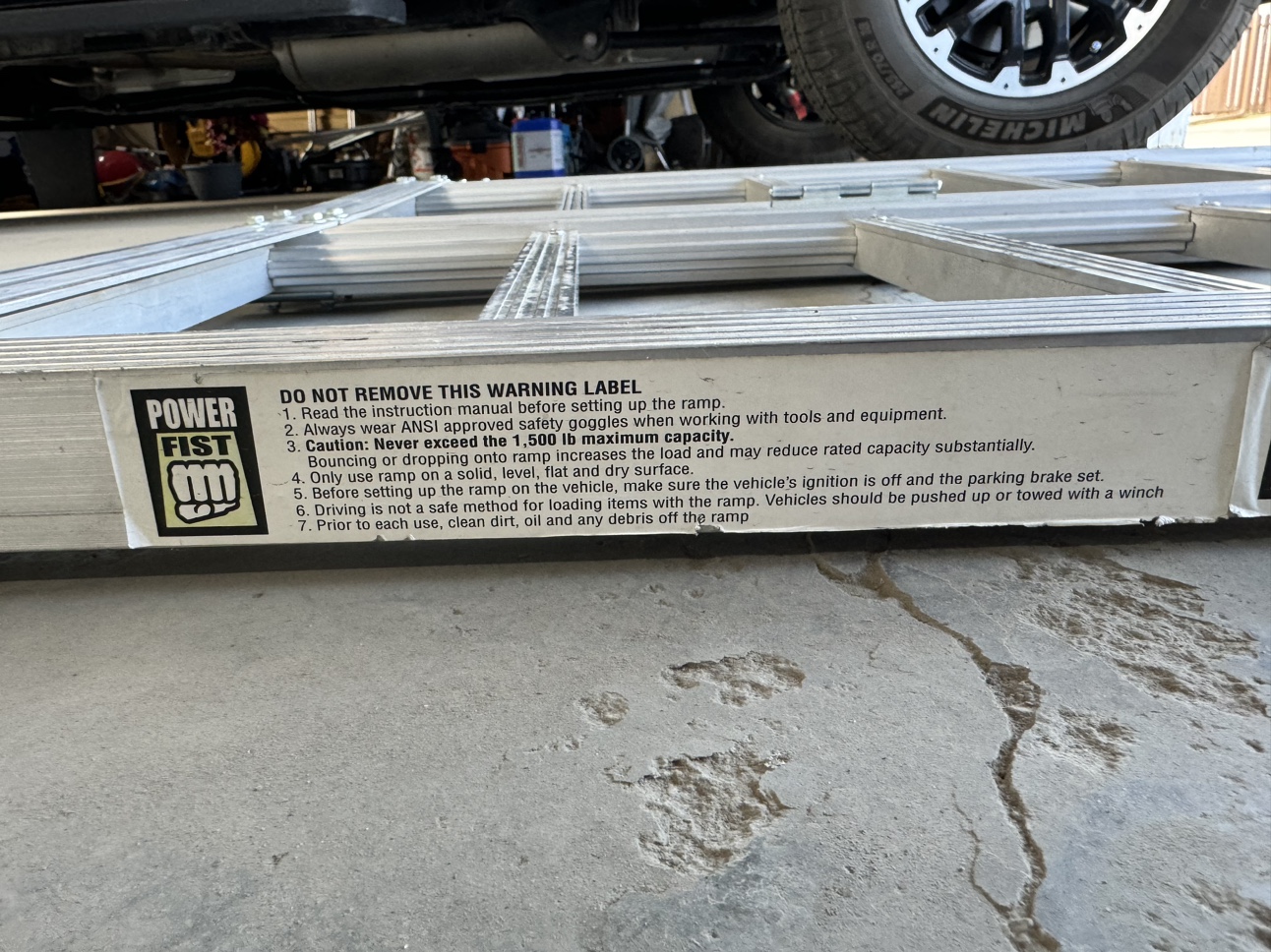 Powerfist trifolding ramps