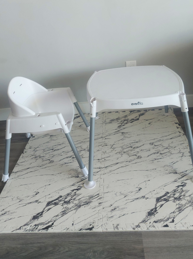 !!GREAT DEAL!!Almost New Evenflo 4-in-1convertible High chair image indicator(4)