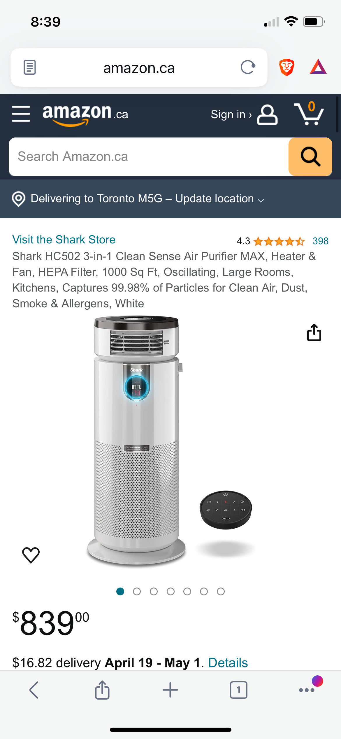 Shark Clean Sense 3-in-1 Air Purifier MAX - photo 3