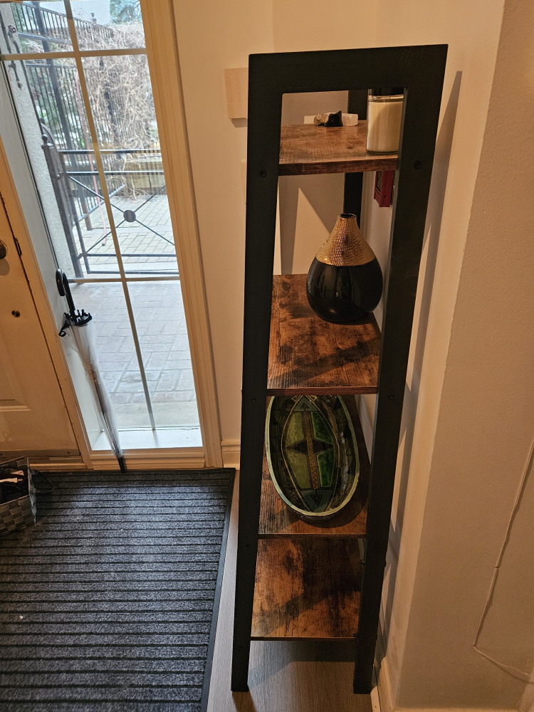 4 Tier Rustic Ladder Shelf - photo 2