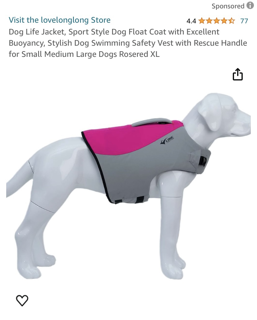 New dog life vest - XL image indicator(8)