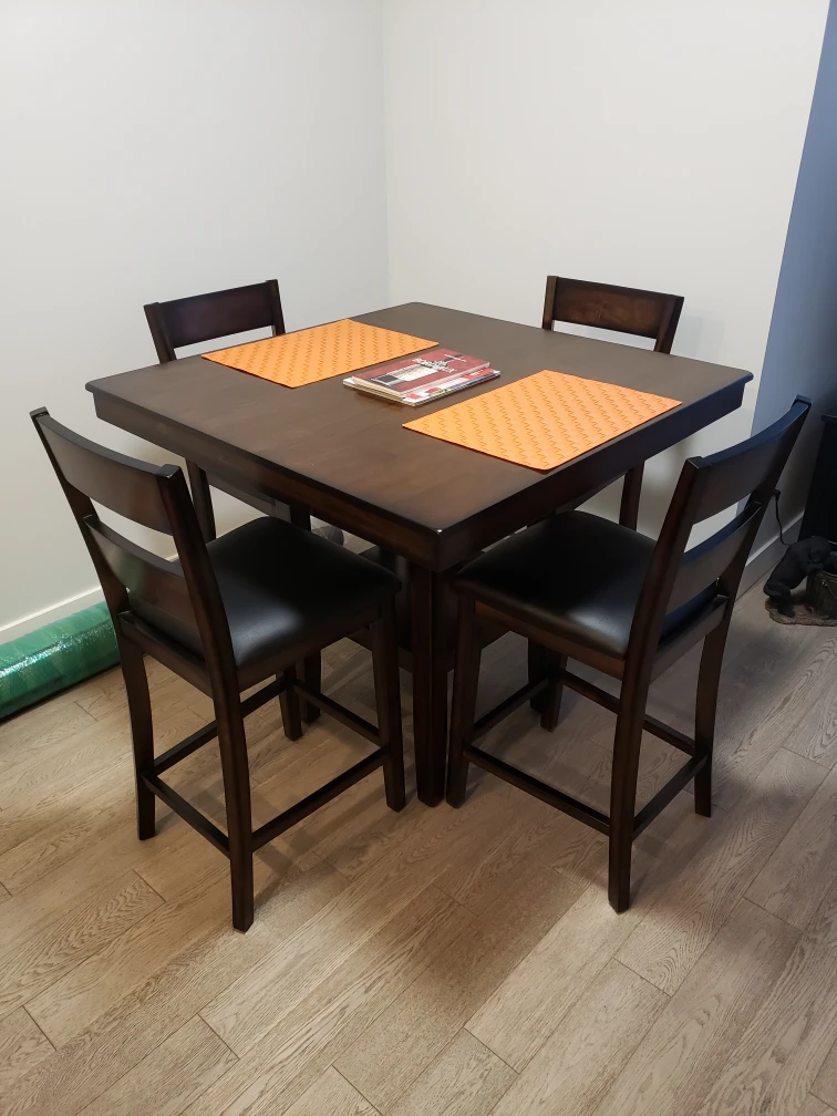 Solid Wood Dining Table (5 Piece Set) $175 or Delivered $225 - photo 3