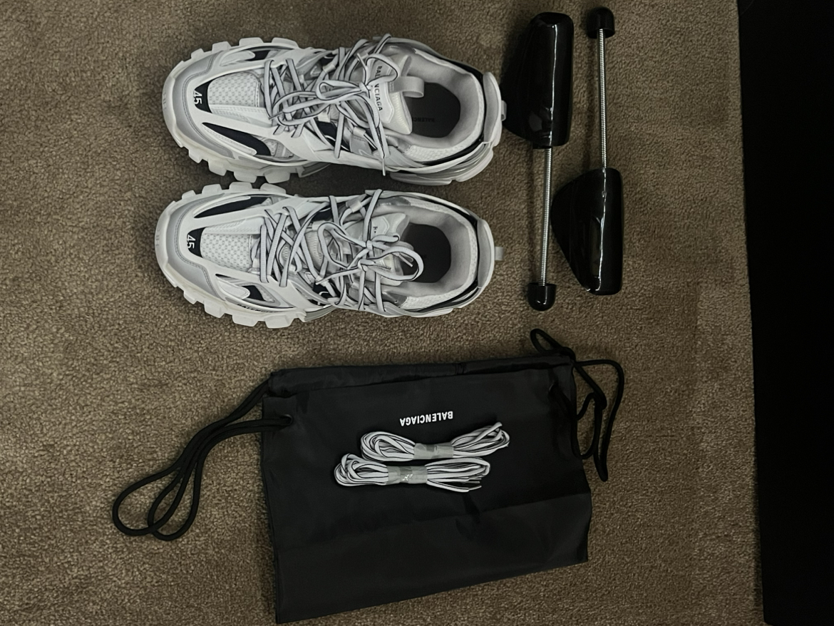 Balenciaga track white grey black - photo 4