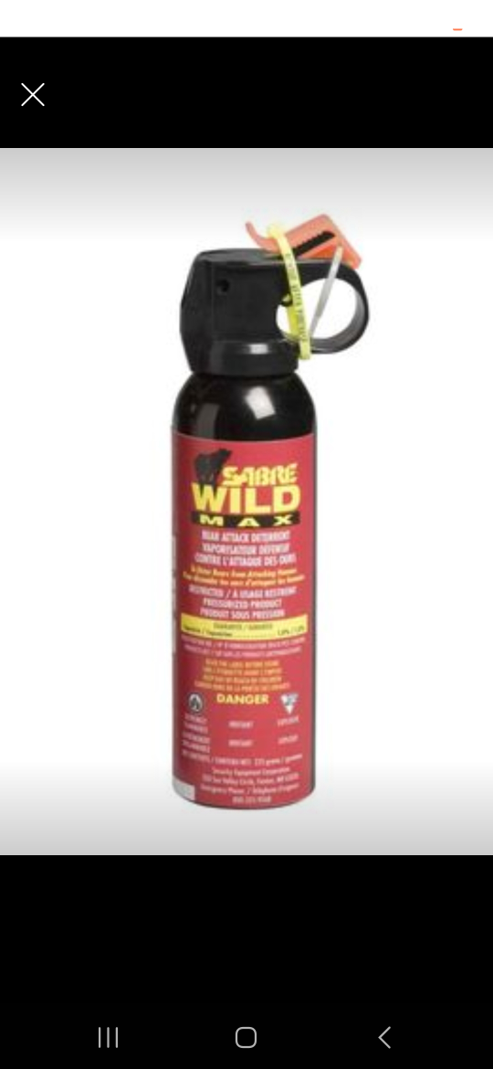 🥕 New sealed Bear Spray ( bought never used)