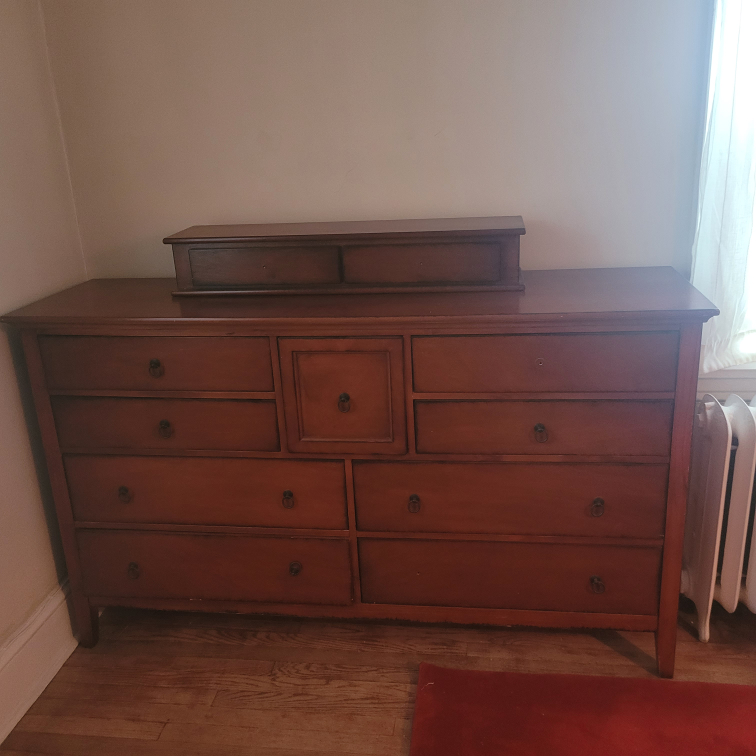 Modern 11 Drawer Dresser Wide Chest of Drawers, Solid Wood - photo 5