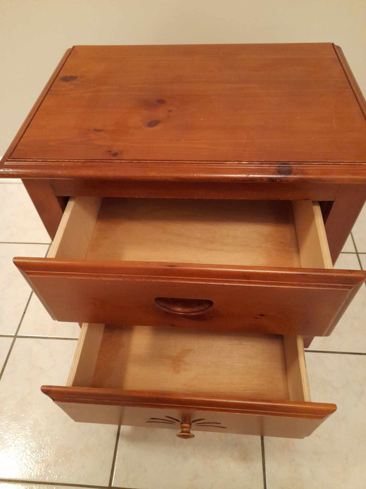 2 drawer side table - photo 2