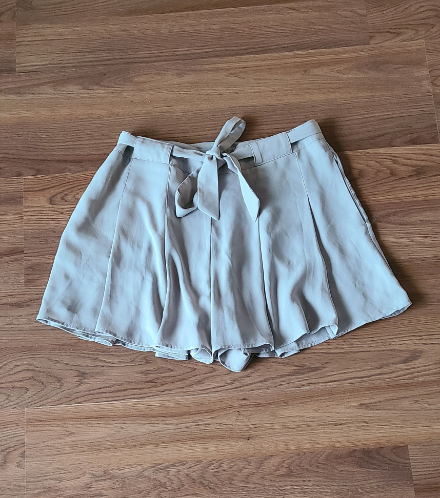Aritzia Sunday Best pleated flowy shorts sz 6 - photo 3