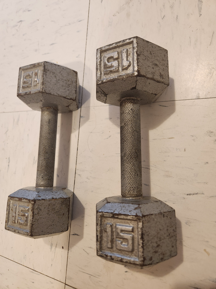Iron HEX Dumbbells (Pair)