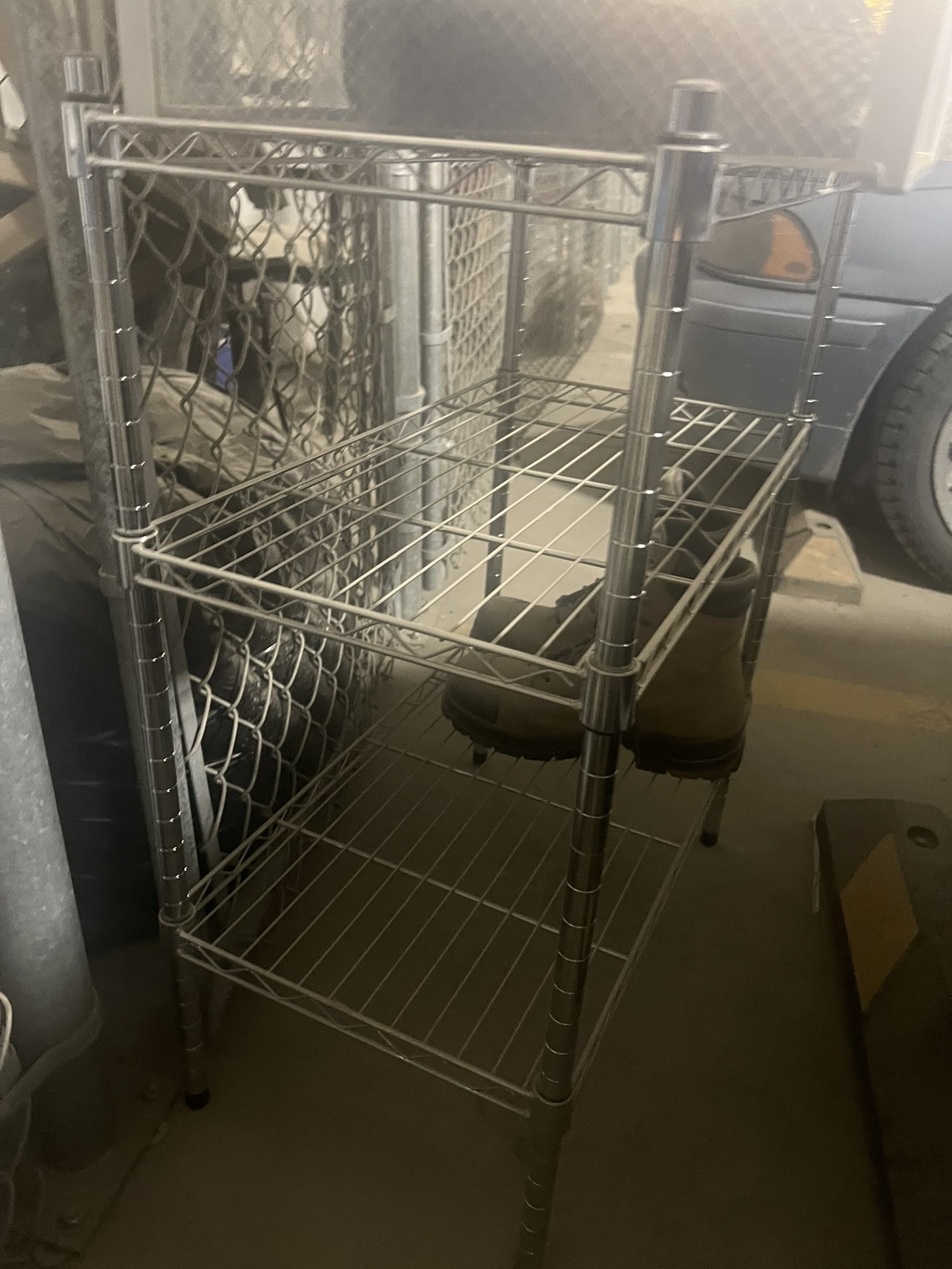 Metal shoe rack
