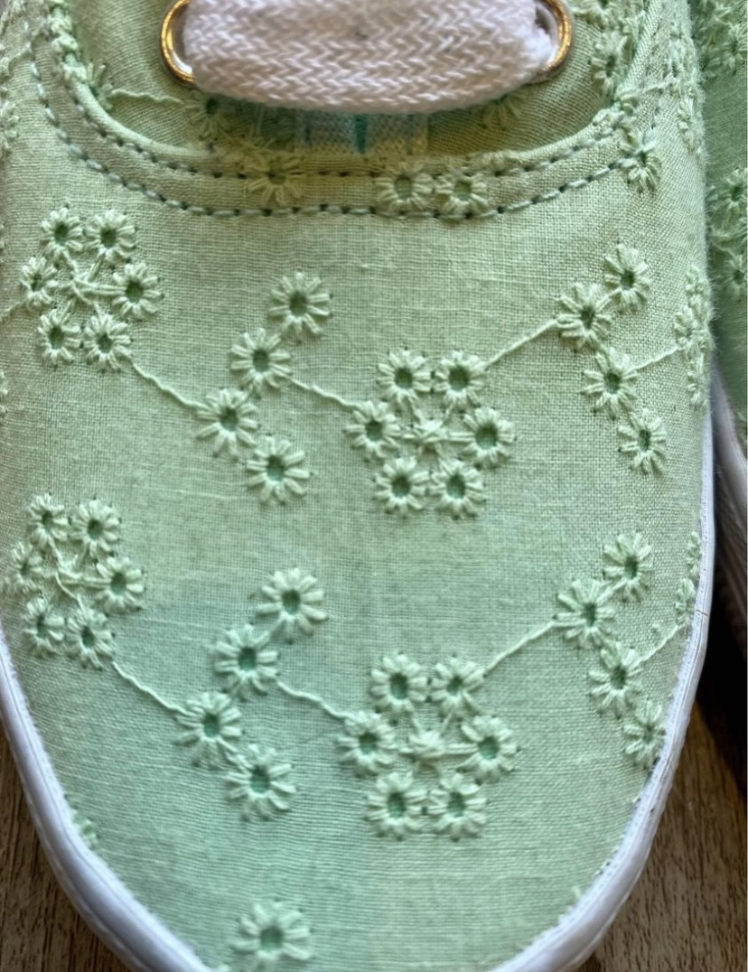 Pastel Green Canvas Women’s Shoe image indicator(4)