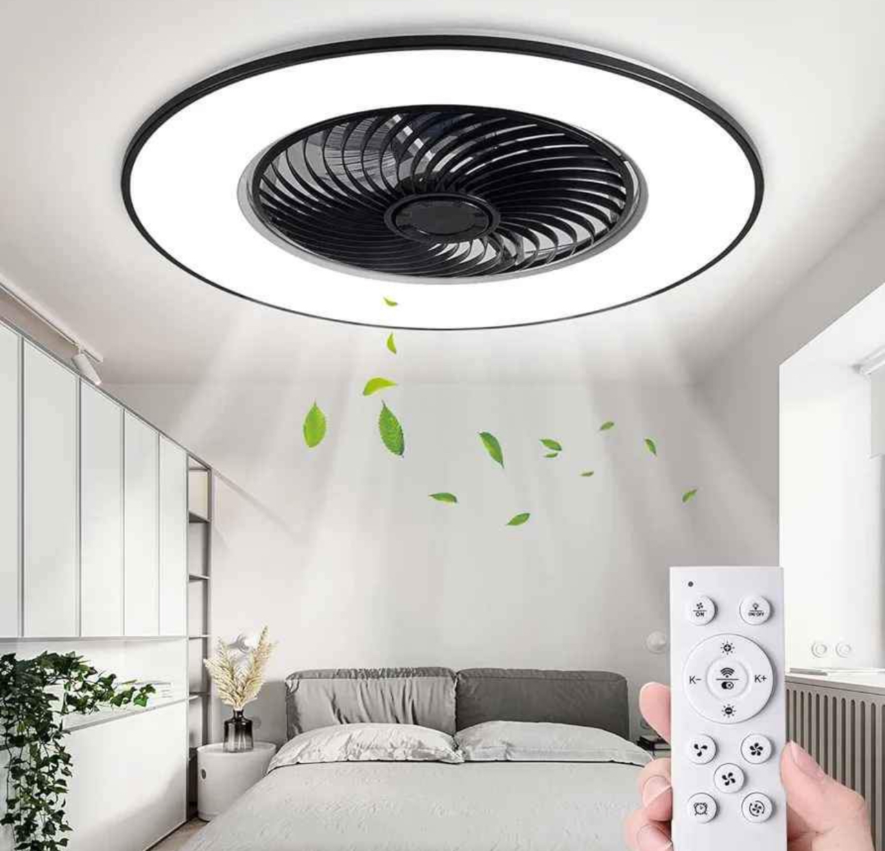 22" Ceiling Fan with Lights Remote Contro thumbnail