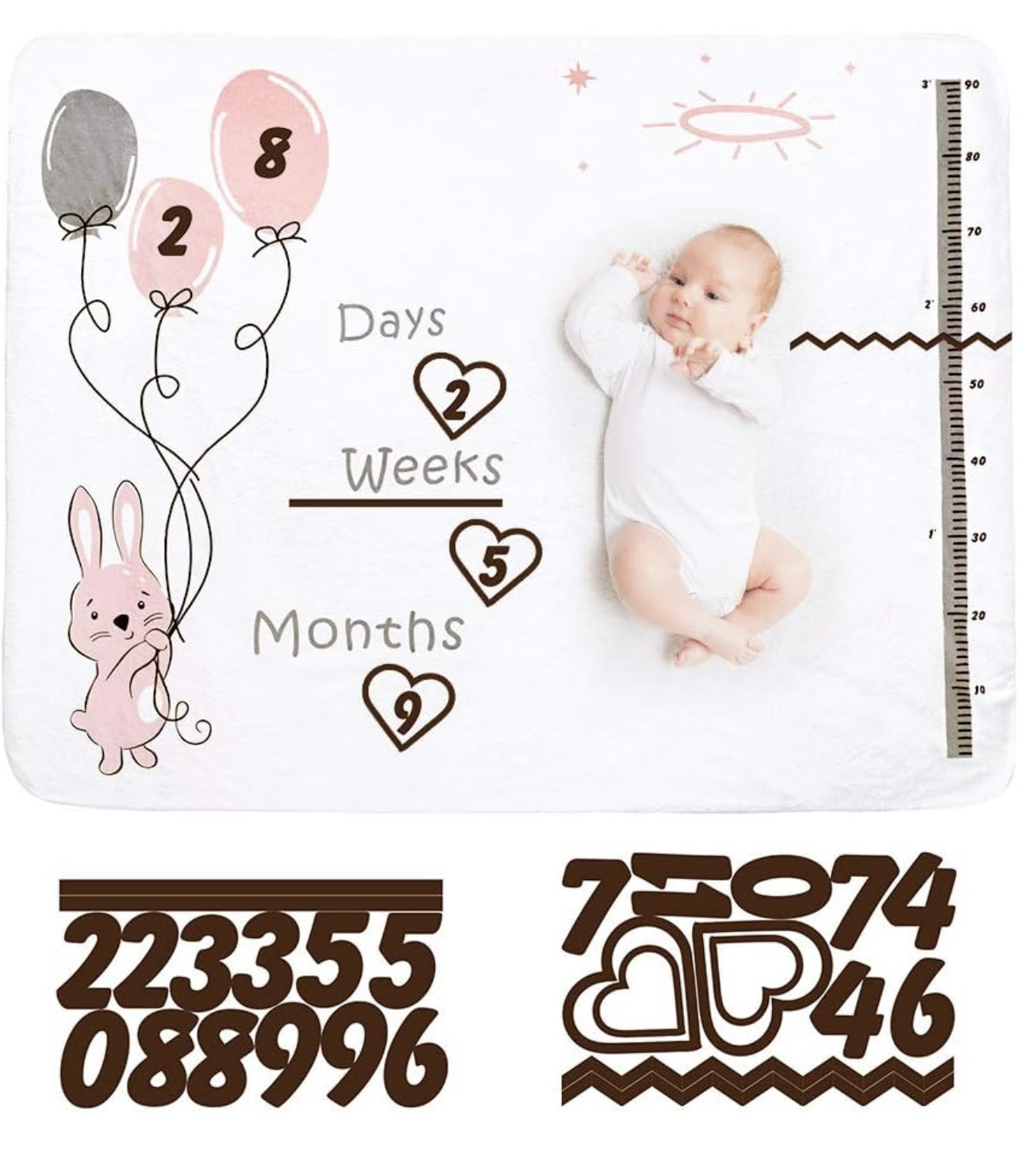 Baby Monthly Milestone Blanket thumbnail
