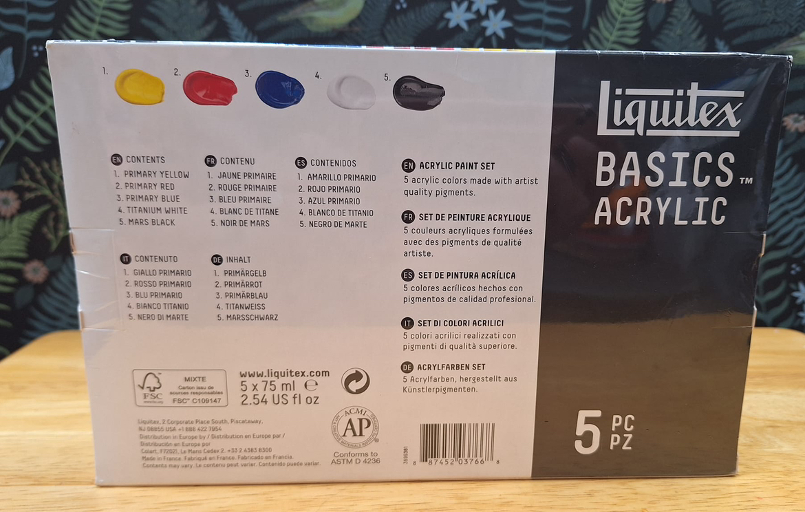 Liquitex BASICS Acrylic Color Value Set, 5-Colors image indicator(6)