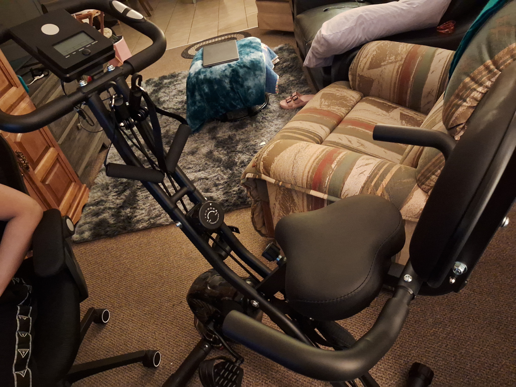 5 in 1 folding exercise bike