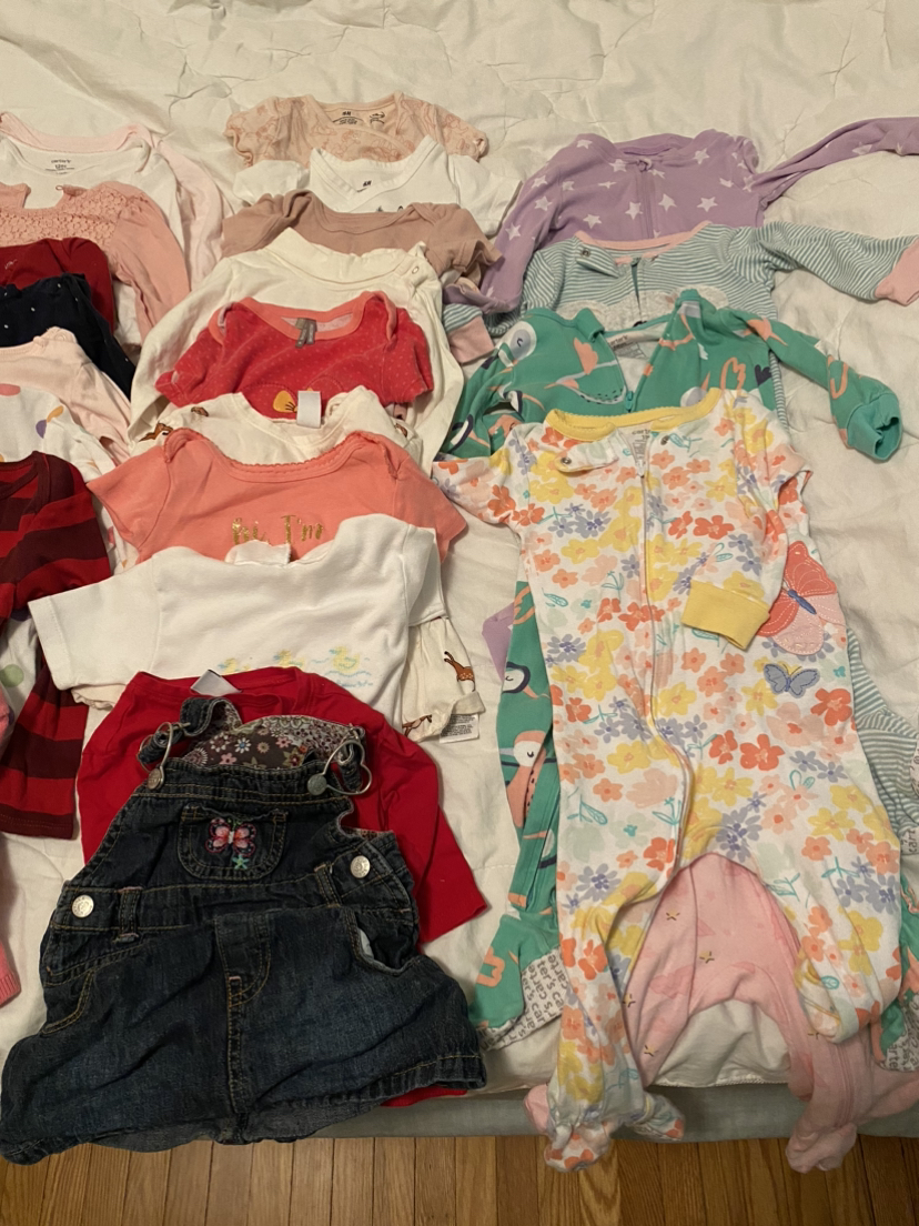 Used clothes for baby girl ages 6-12 months