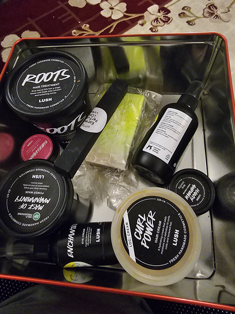 Box of Lush Products
