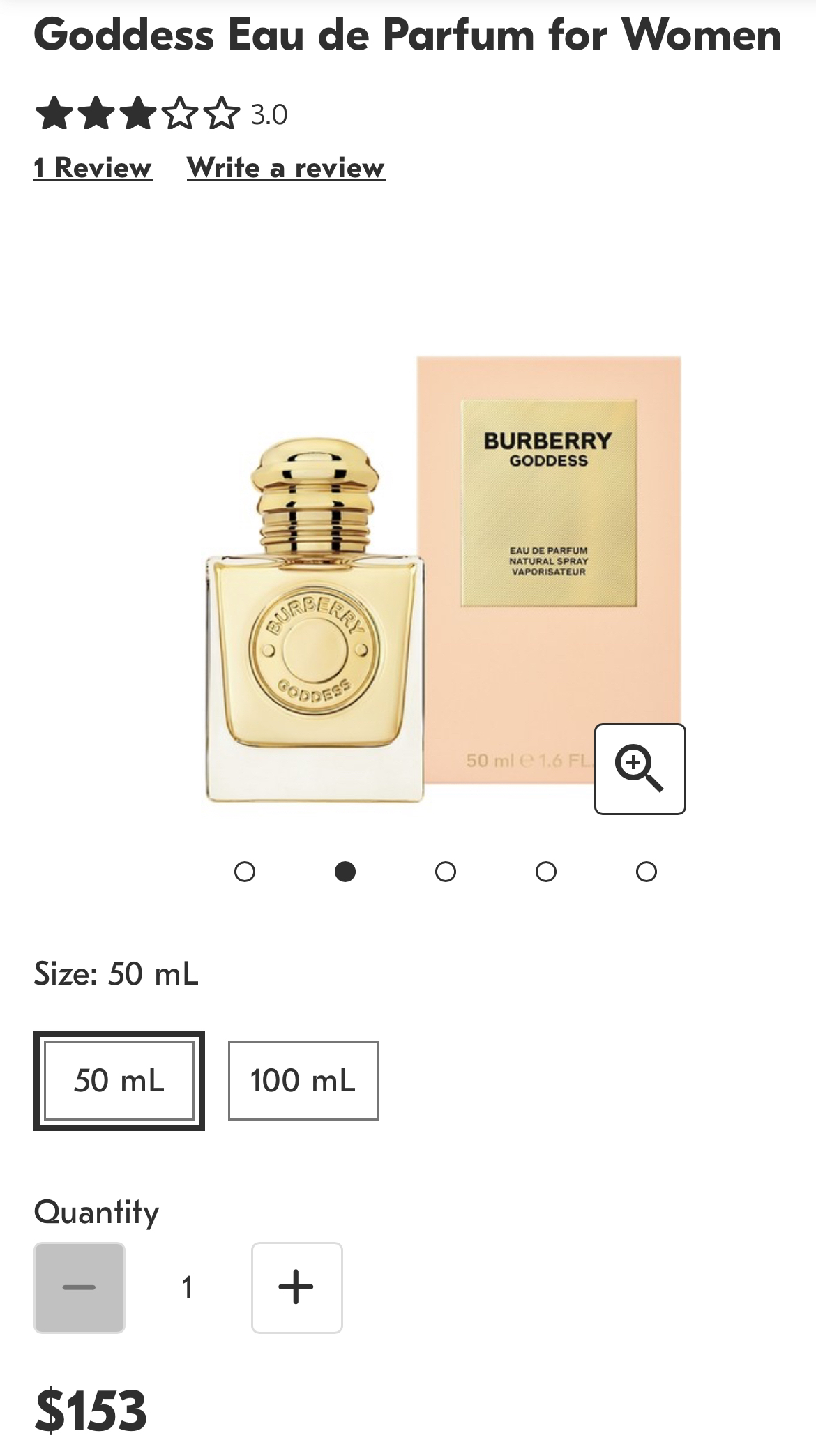 Burberry Goddess 50ml