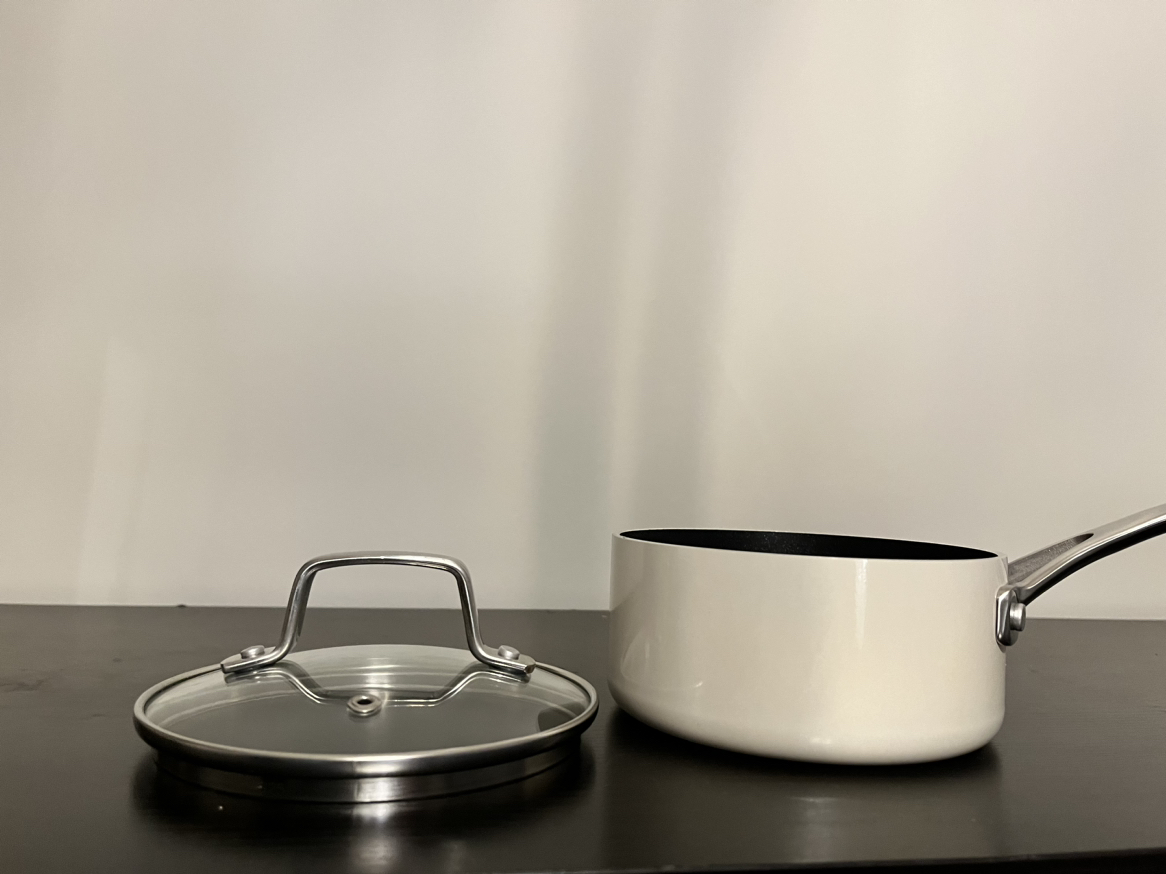 Brand new Martha Stewart nonstick 1 QT sauce pan with lid - photo 4